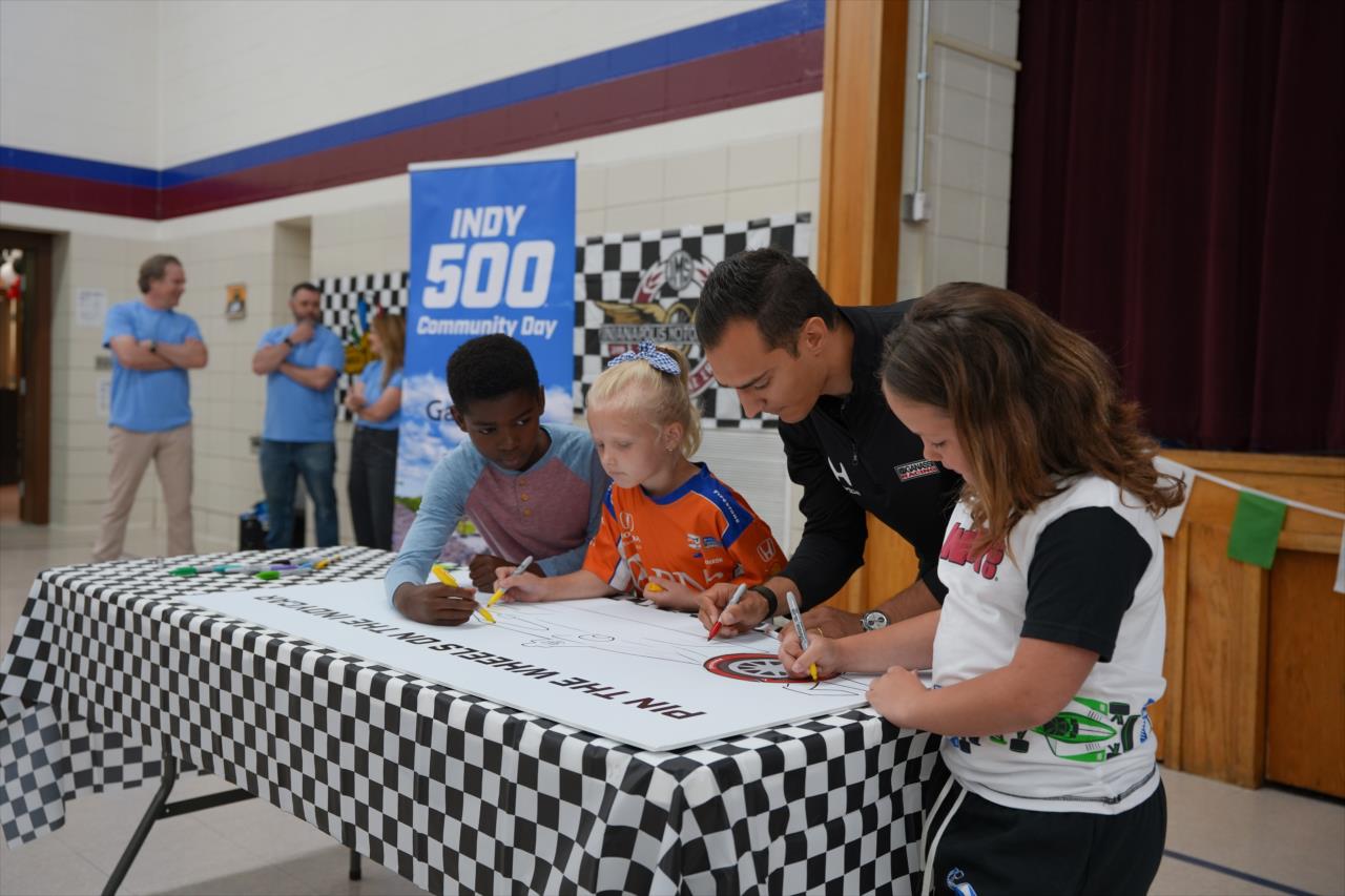 Alex Palou - Gallagher Community Day - By: Josh Hernandez -- Photo by: Josh Hernandez