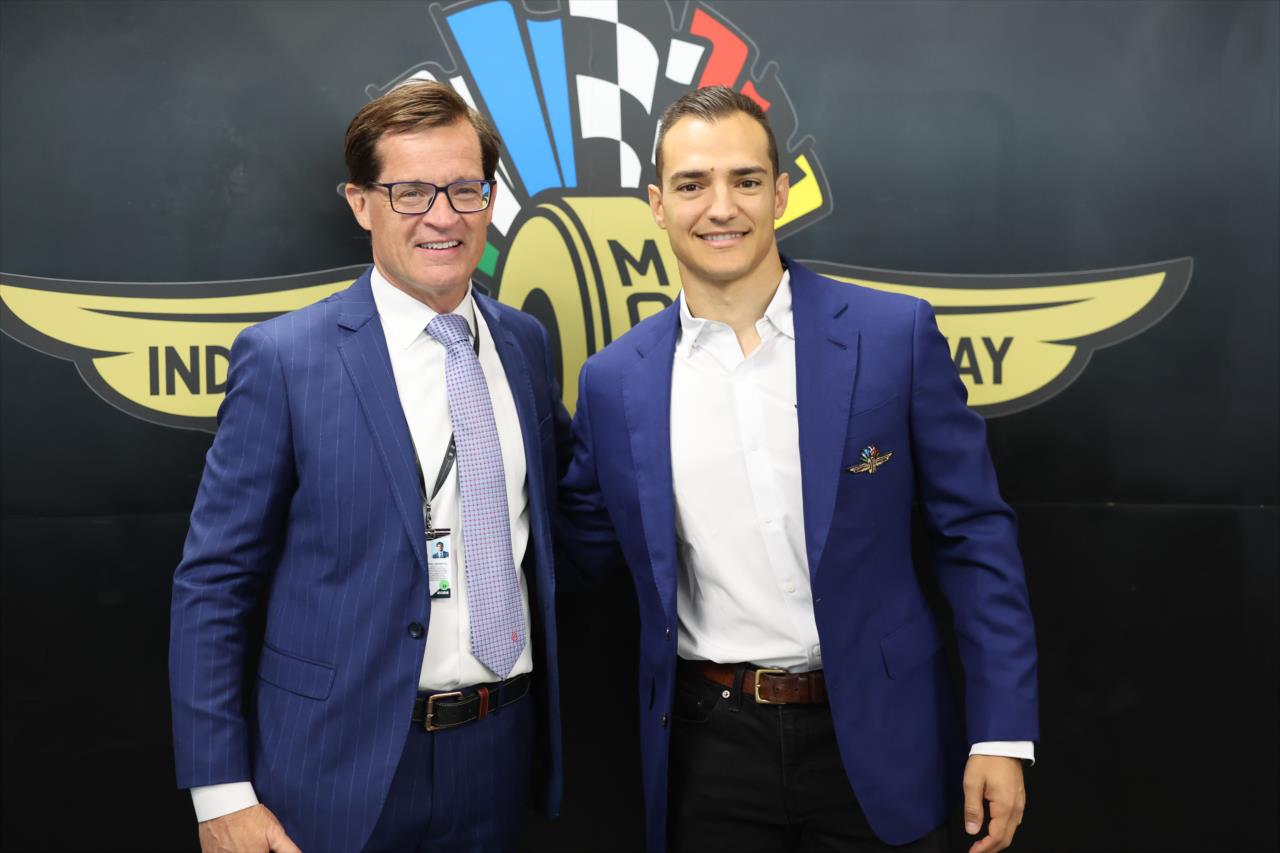 Doug Boles and Alex Palou - Miller Lite Carb Day - By: Chris Owens -- Photo by: Chris Owens