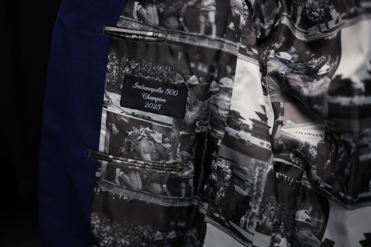 Alex Palou jacket - Miller Lite Carb Day - By: Joe Skibinski -- Photo by: Joe Skibinski