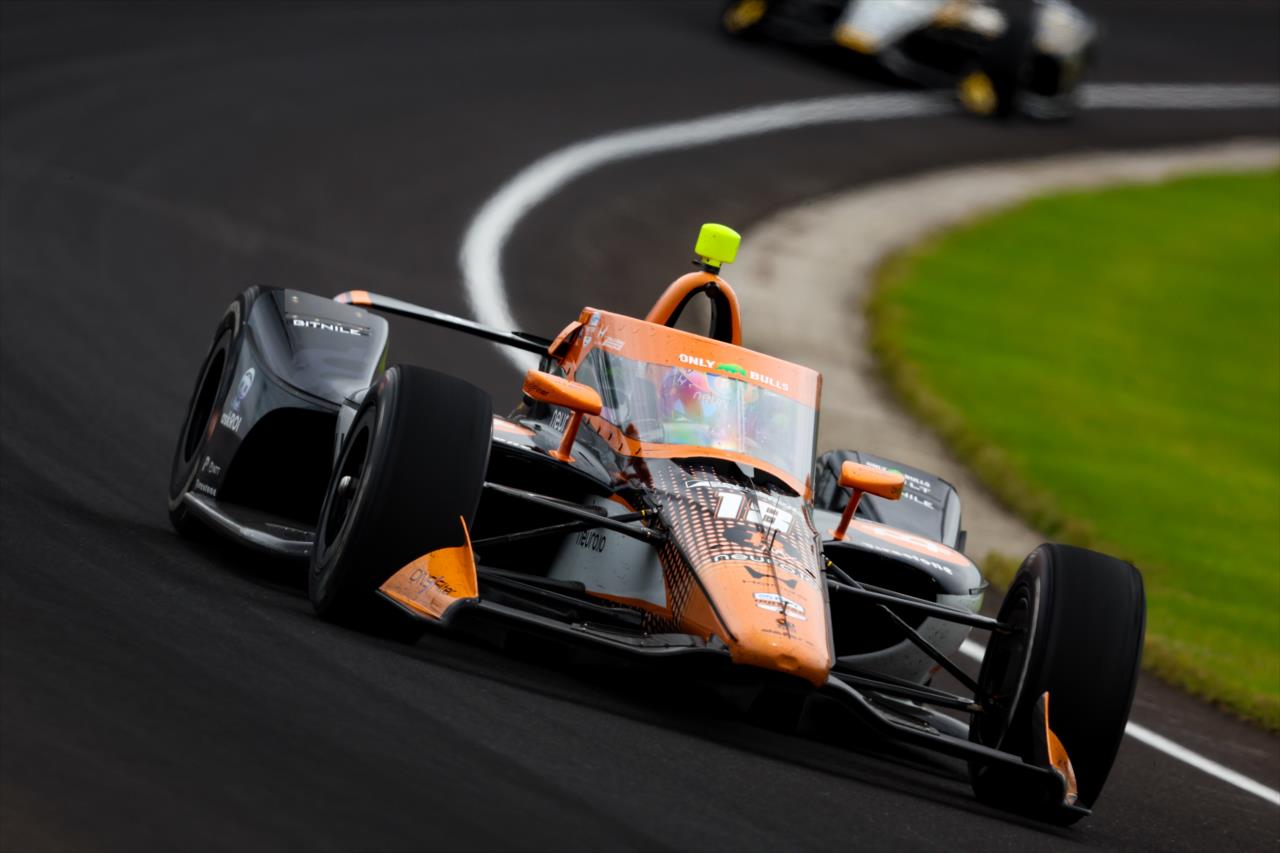 Romain Grosjean - Miller Lite Carb Day - By: Joe Skibinski -- Photo by: Joe Skibinski