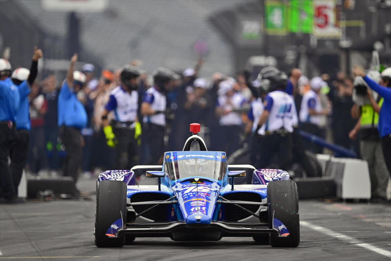 Rinus VeeKay - Miller Lite Carb Day - By: Walt Kuhn -- Photo by: Walt Kuhn