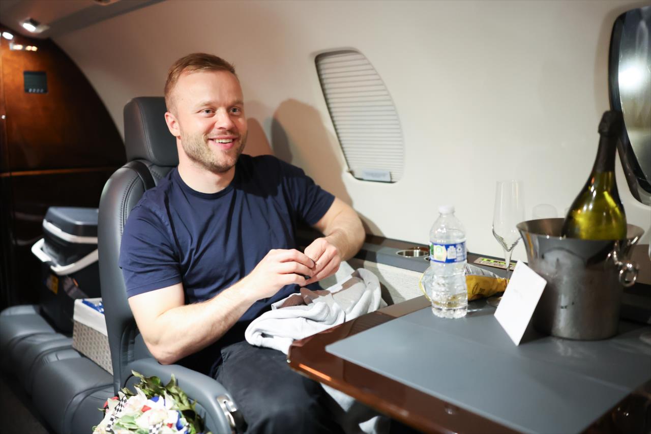 View 2026 Indianapolis 500 Victory Media Tour, NYC - Felix Rosenqvist - Wednesday, May 27, 2026 Photos
