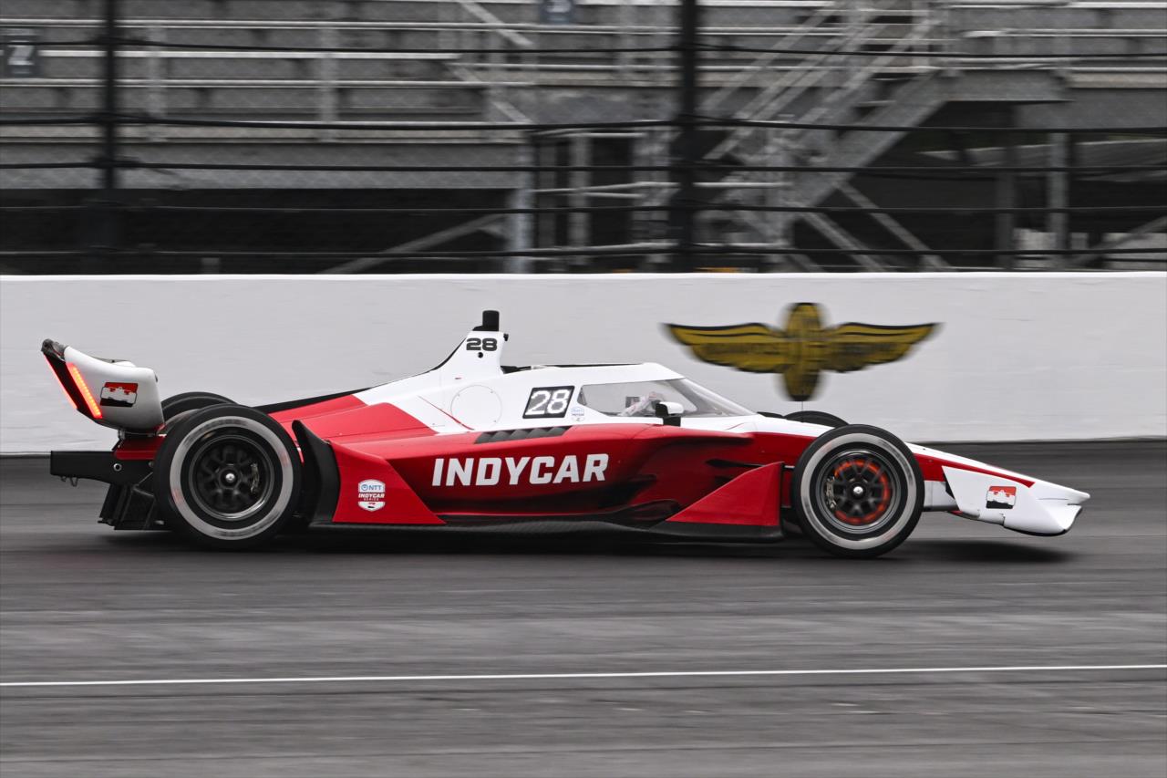 Alex Palou - INDYCAR, IR-28 Testing - By: James Black -- Photo by: James  Black