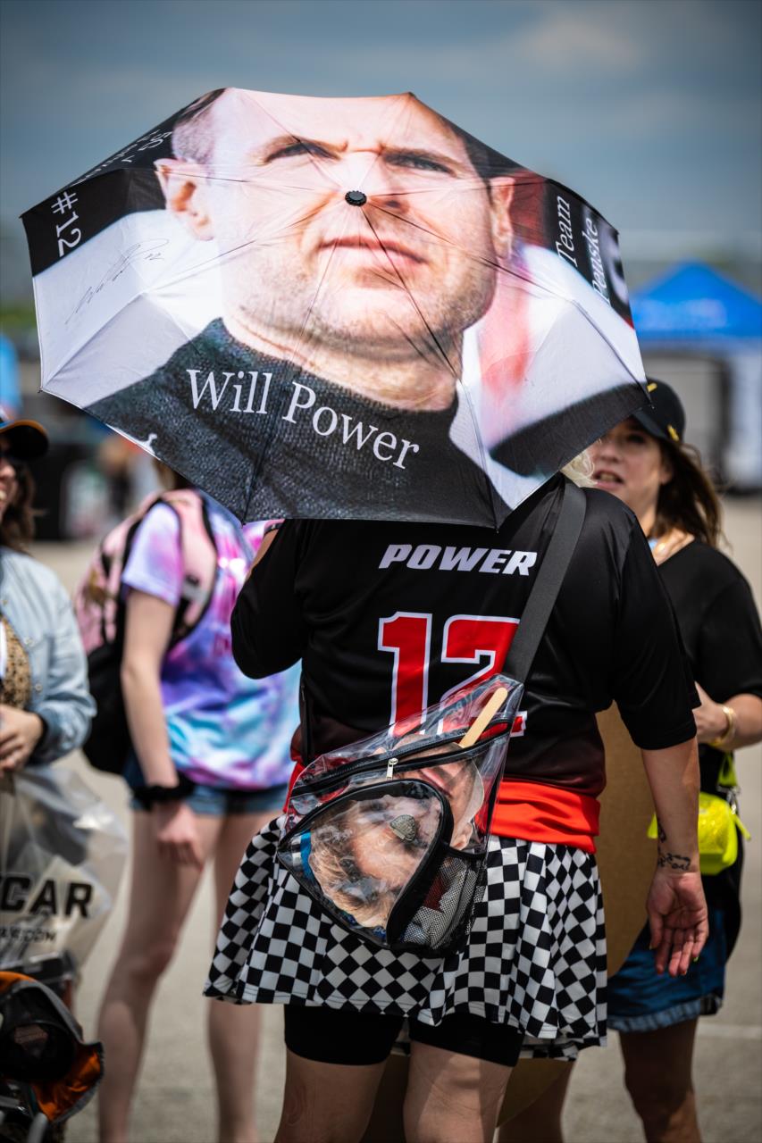 Will Power fan - GMR Grand Prix - By: Karl Zemlin -- Photo by: Karl Zemlin