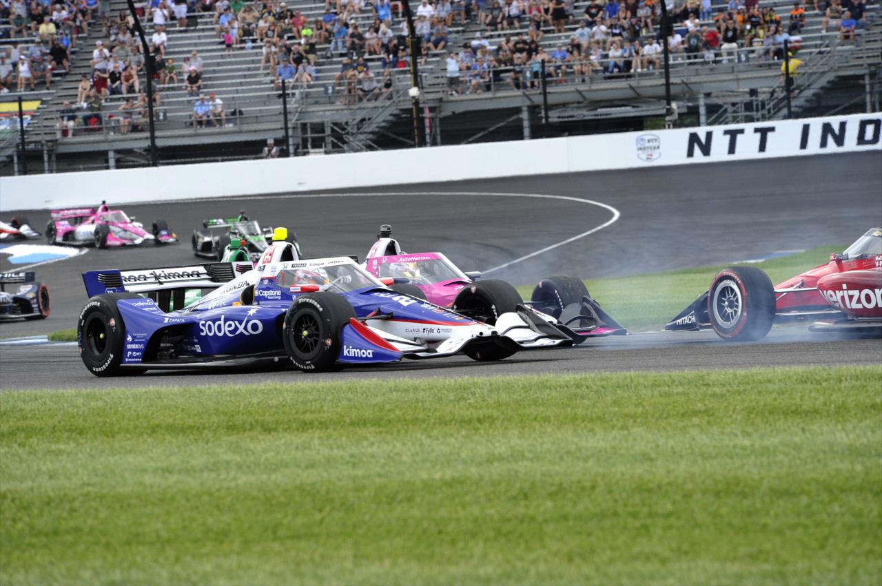 Will Power Spins - GMR Grand Prix - By: Mike Young -- Photo by: Mike Young