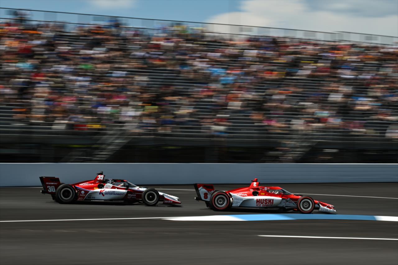 Jack Harvey and Marcus Ericsson - Gallagher Grand Prix - By: James Black -- Photo by: James  Black