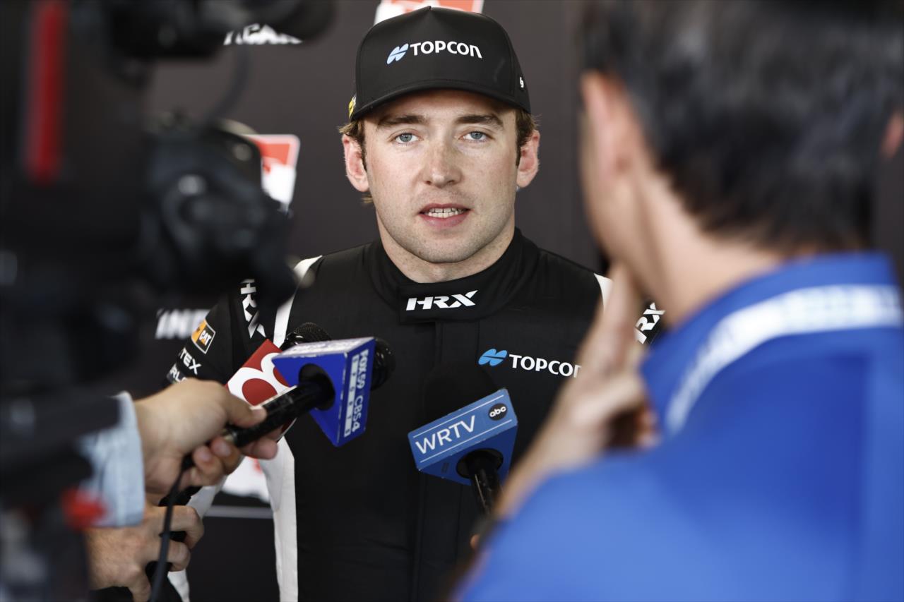 James Roe - INDYCAR Testing - By: Chris Jones -- Photo by: Chris Jones