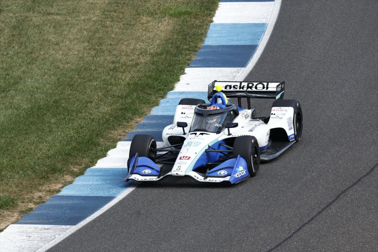 Dennis Hauger - INDYCAR Testing - By: Chris Jones -- Photo by: Chris Jones
