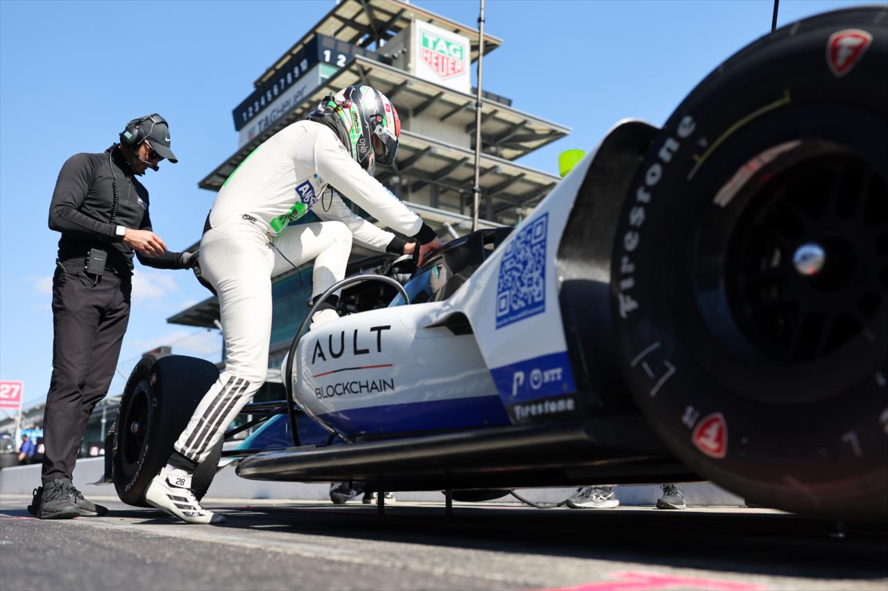 Dennis Hauger - INDYCAR Testing - By: Chris Owens -- Photo by: Chris Owens
