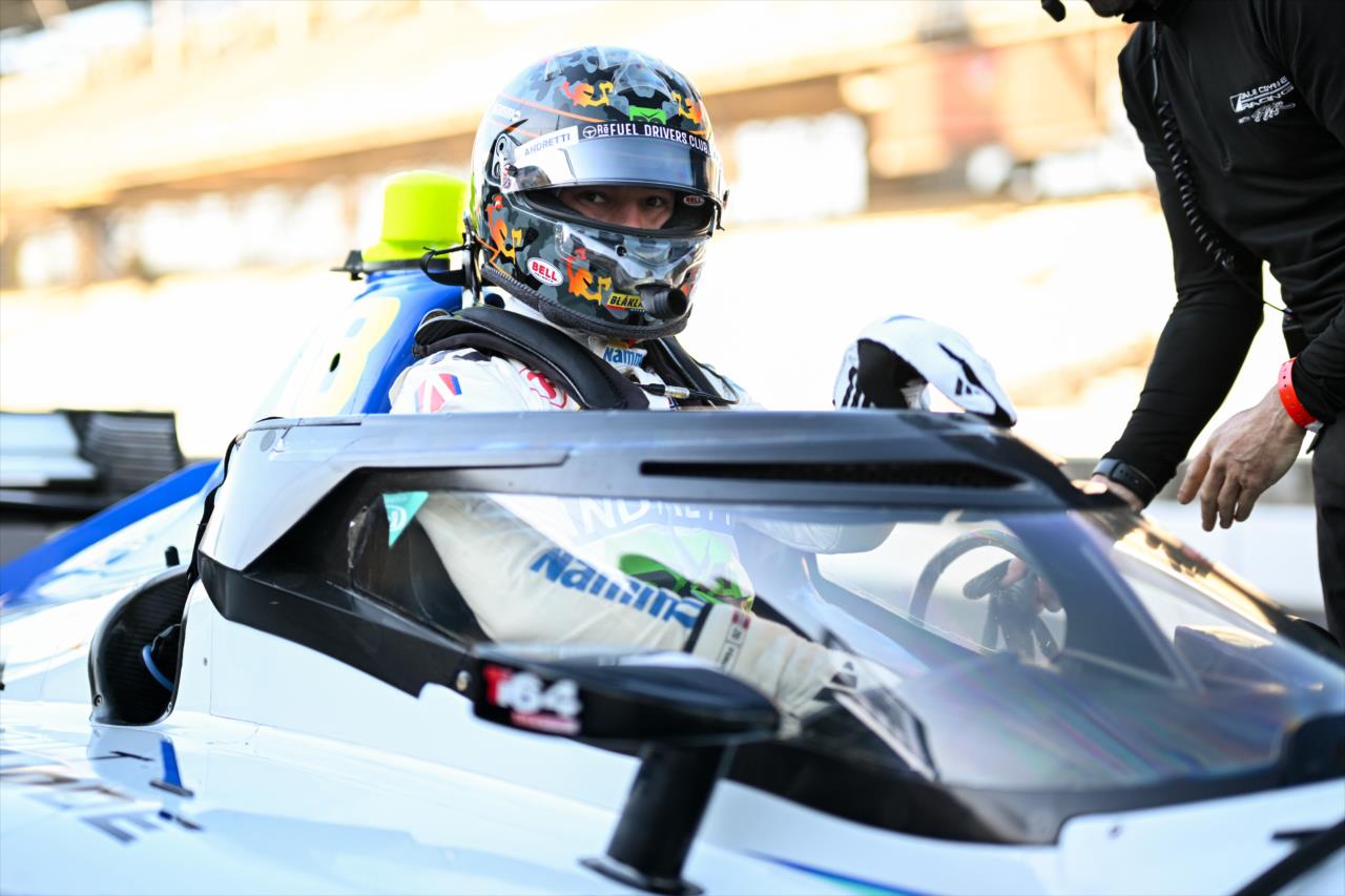 Dennis Hauger - INDYCAR Testing - By: James Black -- Photo by: James  Black