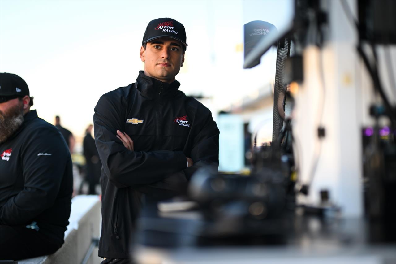 Caio Collet - INDYCAR Testing - By: James Black -- Photo by: James  Black
