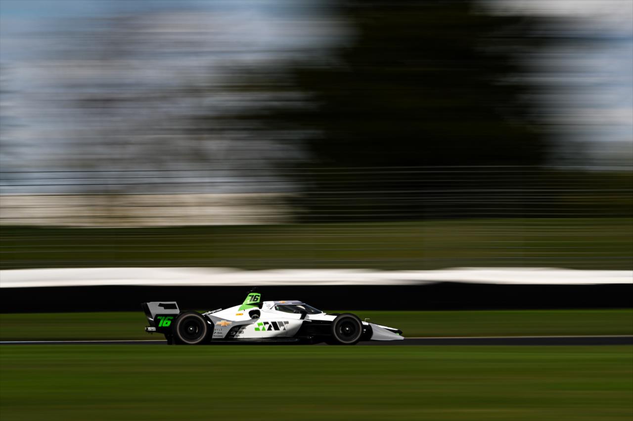 James Roe - INDYCAR Testing - By: James Black -- Photo by: James  Black