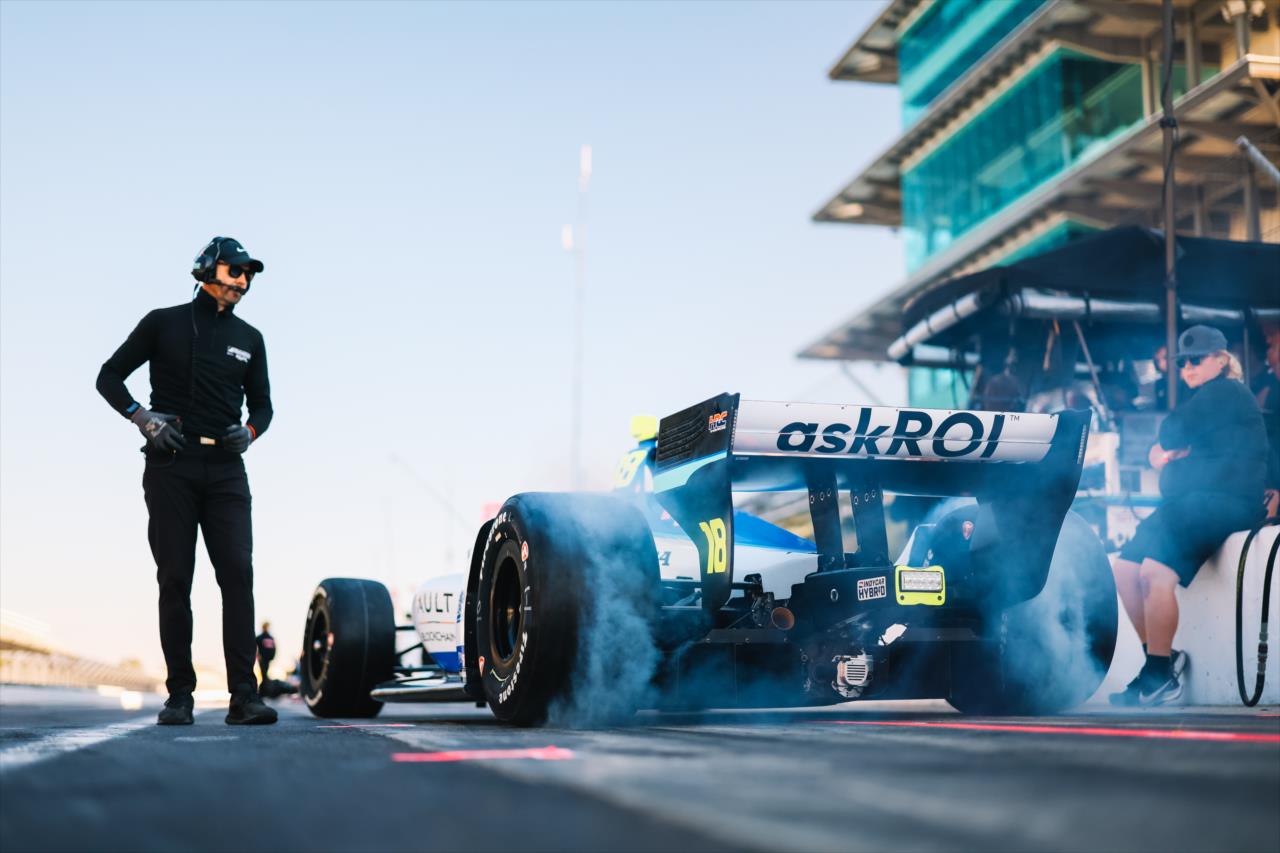 Dennis Hauger - INDYCAR Testing - By: Joe Skibinski -- Photo by: Joe Skibinski