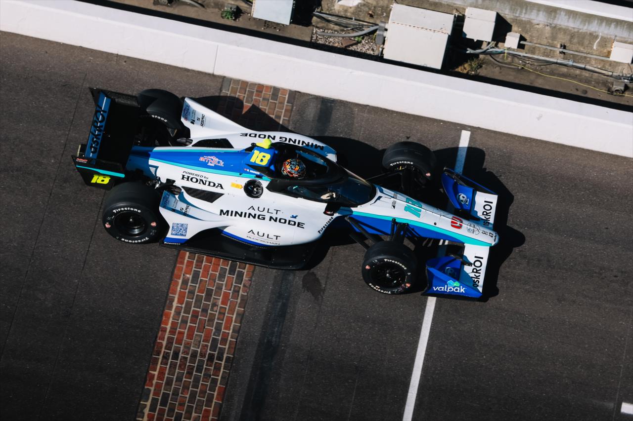 Dennis Hauger - INDYCAR Testing - By: Joe Skibinski -- Photo by: Joe Skibinski