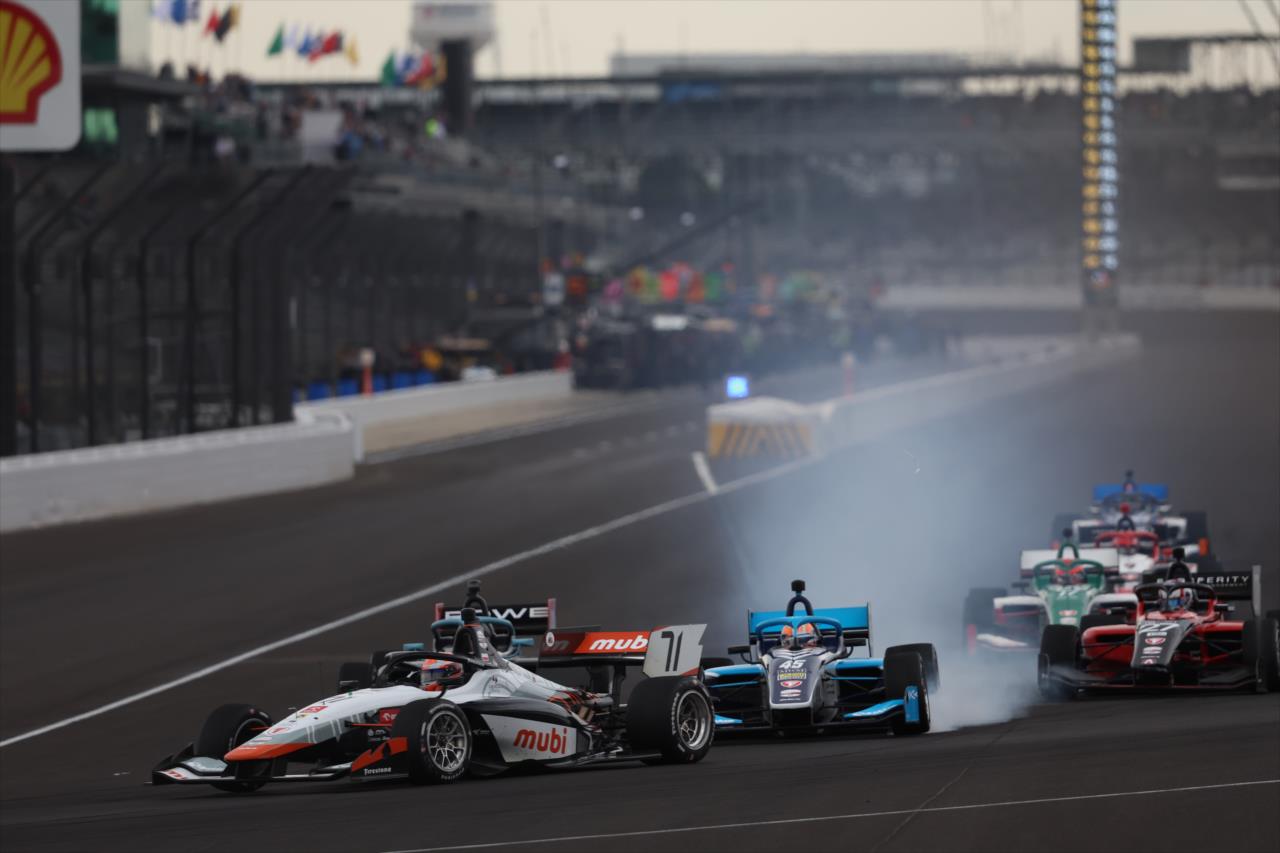 Jack Beeton locks up - Indianapolis Grand Prix - By: Joe Skibinski -- Photo by: Joe Skibinski