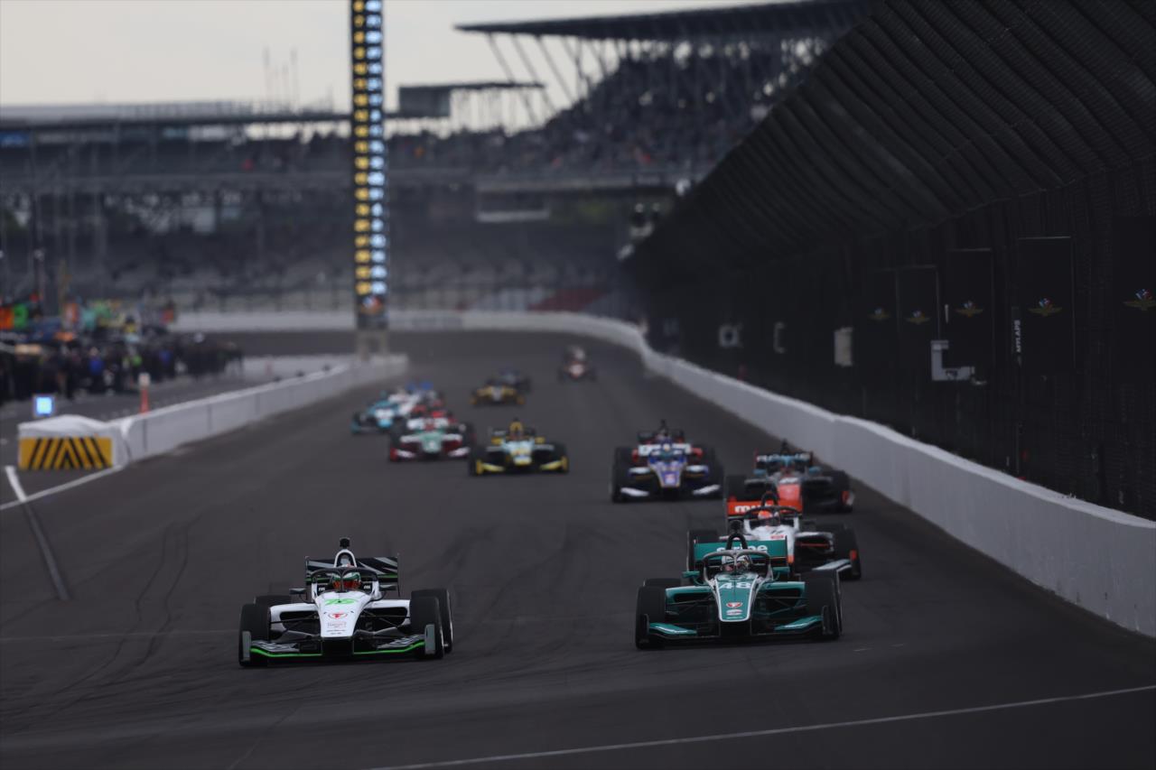 Ricardo Escotto and Jordan Missig - Indianapolis Grand Prix - By: James Black -- Photo by: Joe Skibinski