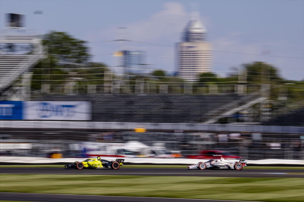 Will Power and David Malukas - Sonsio Grand Prix - Indianapolis Grand Prix - By: Amber Pietz -- Photo by: Amber Pietz