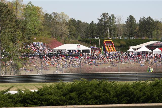 A sea of fans for race day. -- Photo by: Ron McQueeney