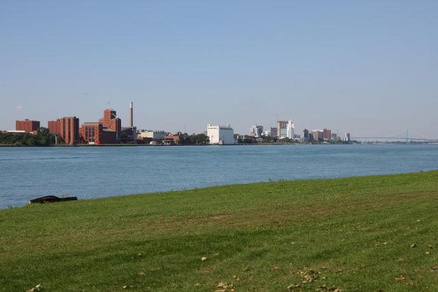 Detroit city as seen from Belle Isle. -- Photo by: Shawn Payne
