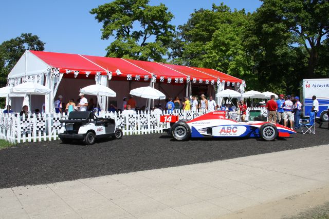 AJ Foyt/ABC hospitality area before the Detroit Indy Grand Prix on Race day. -- Photo by: Shawn Payne