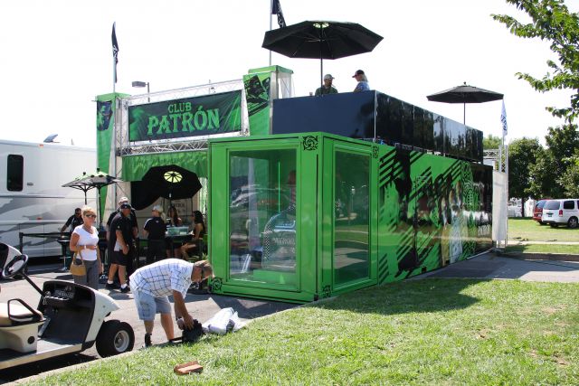 Patron hospitality area before the Detroit Indy Grand Prix on Race day. -- Photo by: Shawn Payne