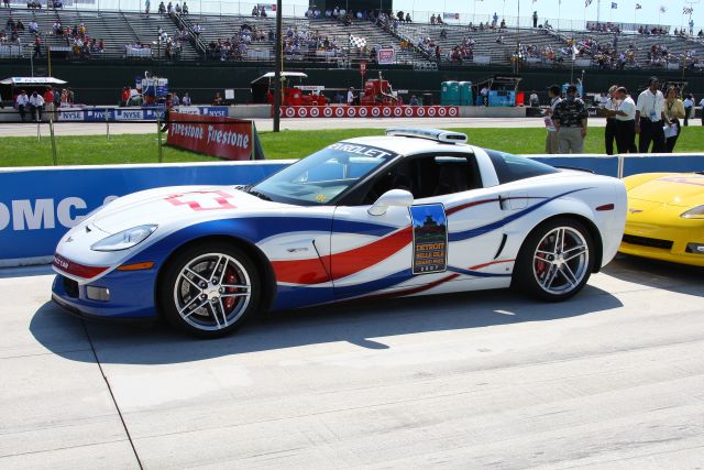Official pace car of Belle Isle on display before the Detroit Indy Grand Prix on Race day. -- Photo by: Shawn Payne