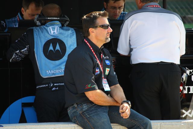 Team Owner, Michael Andretti, before the Detroit Indy Grand Prix on Race day. -- Photo by: Shawn Payne