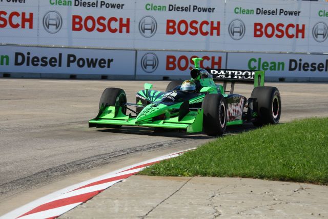 #8 Scott Sharp on track during the Detroit Indy Grand Prix. -- Photo by: Shawn Payne