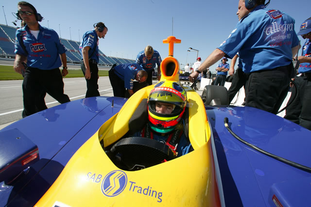 #24 Team Purex Dreyer & Reinbold Racing driver Felipe Giaffone -- Photo by: Ron McQueeney