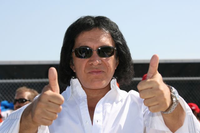 Gene Simmons at Chicagoland Speedway -- Photo by: Chris Jones