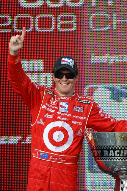 Scott Dixon win the IndyCar Series Championship following the PEAK Antifreeze & Motor Oil Indy 300 at Chicagoland Speedway. -- Photo by: Shawn Payne