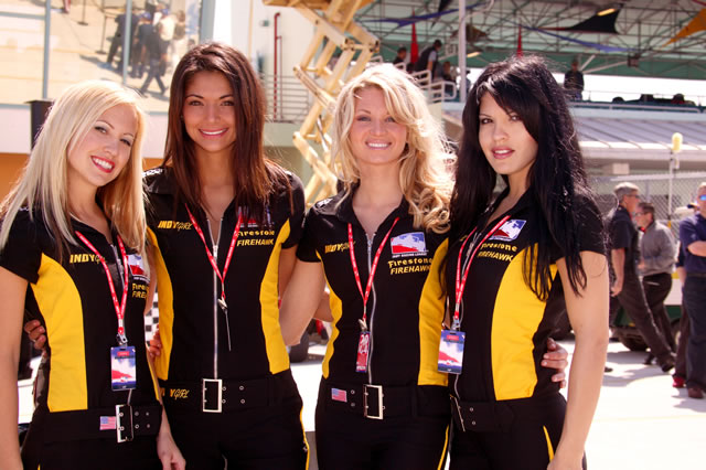 IndyGirls at the Homestead-Miami Speedway during Toyota 300 -- Photo by: Dan Helrigel