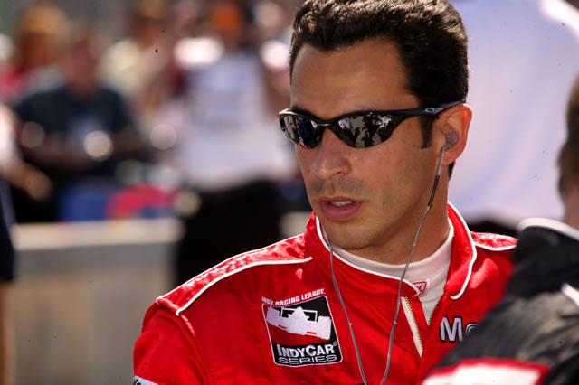 Helio Castroneves, driver of # 3 car Marlboro Team Penske Dallara Toyota at Homestead-Miami Speedway during the Toyota 300 -- Photo by: Dan Helrigel
