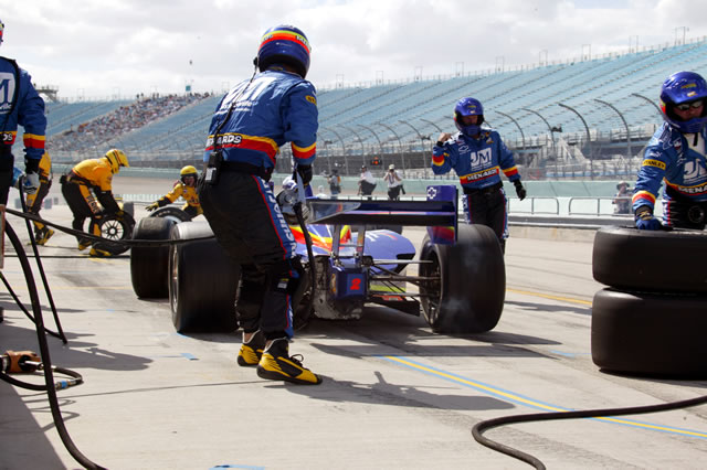 Ed Carpenter in the # 2 car Red Bull Cheever Racing Dallara Chevrolet at Homestead-Miami Speedway during the Toyota 300 -- Photo by: Dan Helrigel
