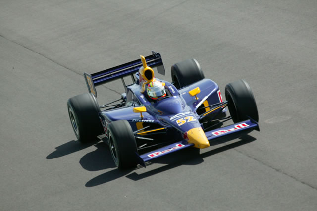 Ed Carpenter in the # 52 car Red Bull Cheever Racing Dallara Chevrolet   on the track at Homestead- Miami Speedway during the Toyota 300 -- Photo by: Ron McQueeney