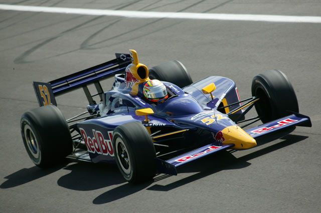 Ed Carpenter in the # 52 Red Bull Cheever Racing Dallara Chevrolet on the track at Homestead- Miami Speedway during the Toyota 300 -- Photo by: Ron McQueeney