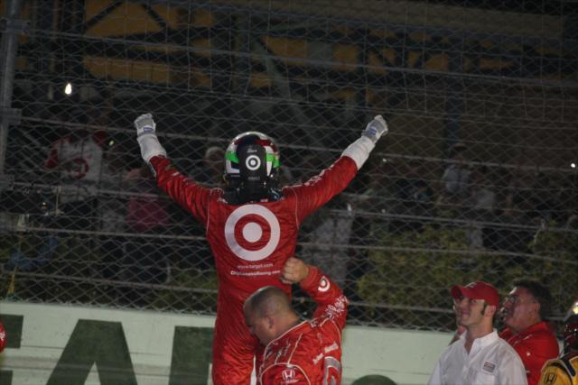 Dario celebrates the title. -- Photo by: Chris Jones