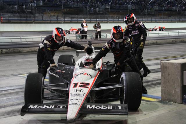 Will Power limps out of the race. -- Photo by: Dana Garrett