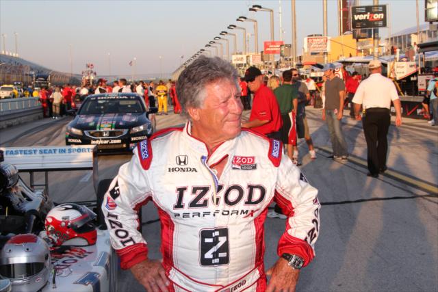 Mario Andretti in pit lane. -- Photo by: Ron McQueeney