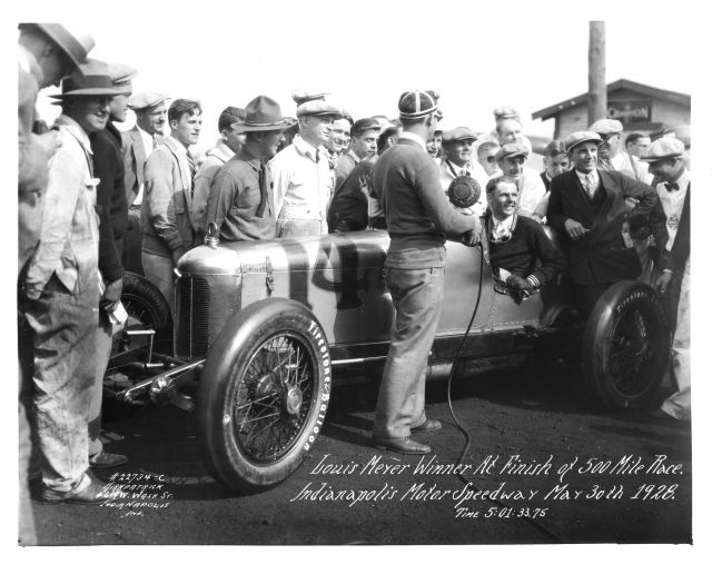 Prima vittoria nel 1928 per Louis Meyer. indycar.com
