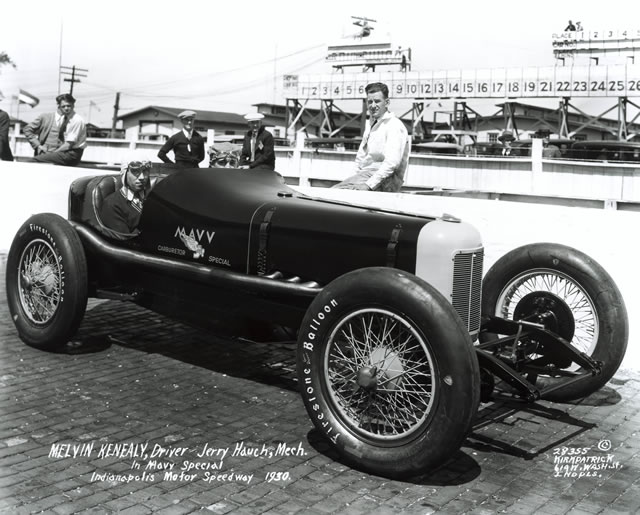Mel Keneally in the #10 MAVV Special (Whippet/Miller) at the Indianapolis Motor Speedway in 1930. -- Photo by: No Photographer