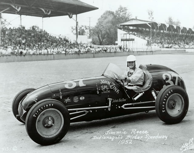 Jimmy Reese in the #37 John Zink Special (KK4000/Offy) at the Indianapolis Motor Speedway in 1952 -- Photo by: No Photographer