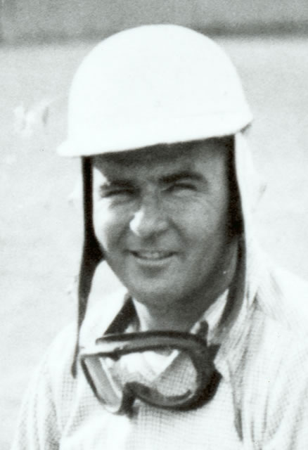 Chuck Stevenson, driver of the #16 Springfield Welding Special (KK4000/Offy) at the Indianapolis Motor Speedway in 1952 -- Photo by: No Photographer