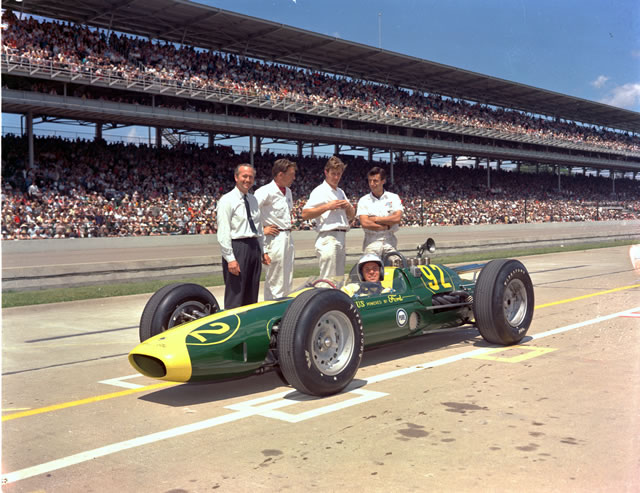 Jim Clark, #92, Lotus powered by Ford, Lotus, Ford -- Photo by: No Photographer