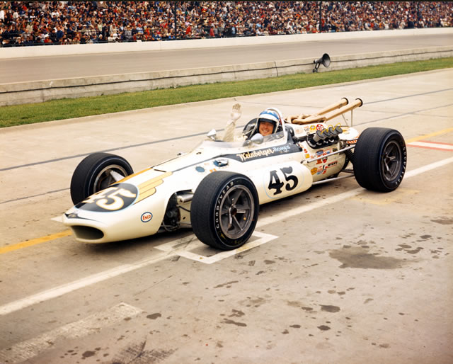 Johnny Rutherford, #45, Weinberger Homes, Eagle, Ford -- Photo by: No Photographer
