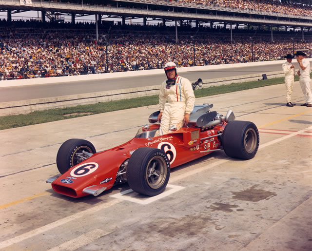 A.J. Foyt, Driver, Car No. 6, Sheraton-Thompson, Ford, Coyote -- Photo by: No Photographer