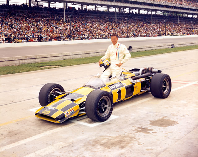 1969 Bobby Unser qualifying photo -- Photo by: No Photographer