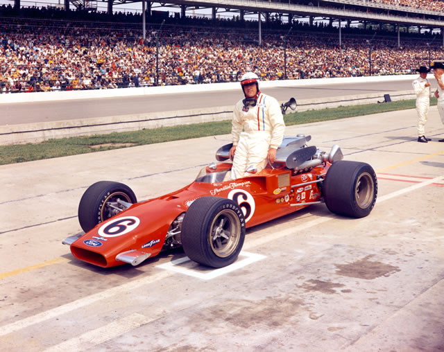 A.J. Foyt, #6, Sheraton-Thompson, Coyote, Ford -- Photo by: No Photographer