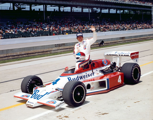 Johnny Rutherford, #4, Budweiser, McLaren, Cosworth -- Photo by: No Photographer