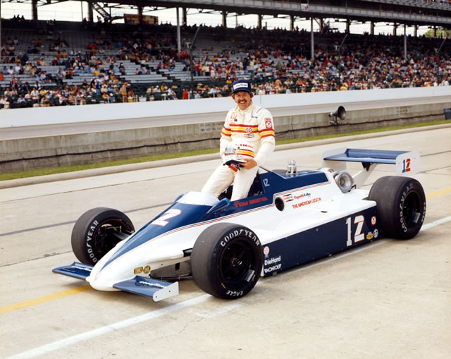 Tom Sneva, #2, Blue Poly, March, Cosworth -- Photo by: No Photographer